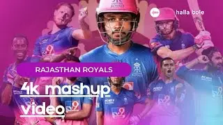 Rajasthan royals | 4k | MASHUP | VIDEO