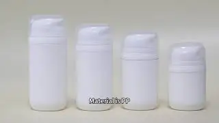 Oval shape airless bottle #skincare #packaging