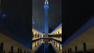 Merdeka 118 Tower - Night View from National Mosque Kuala Lumpur #merdeka118 #virtualwalkingtour
