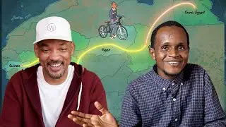 Surprising the Man Who BIKED Across Africa, Mamadou Safaiou Barry