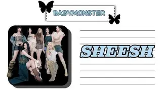 SHEESH_BABYMONSTER || Easy Lyrics