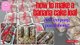 how to make banana cake loaf || banana cake loaf || banana cake loaf recipe