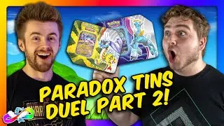 PAST Meets The FUTURE in an EPIC TCG Duel! 🫣 | Paradox Destinies Tins Duel