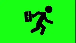 Businessman Icon On Green Screen   Free HD Video Clips