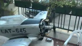 Motor radial saito 170 de aeromodelismo.