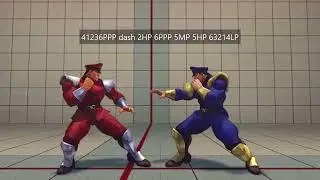 [SF4REMIX] Dictator Basic Combos (B25)