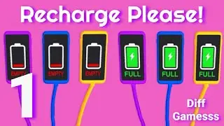 Recharge Please! Puzzle Game Levels 1-10 Gameplay Part 1