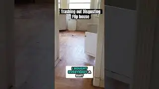 We had to wear hazmat suits…🤢 #flippinghouses #houseflipping