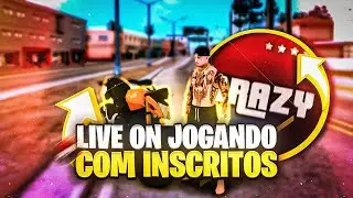 🔴 LIVE ON - JOGANDO NO SERVIDOR MUNDO CRAZY RPG COM INSCRITOS ‹ GTA SAMP ANDROID/PC ›