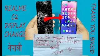 Realme C2 and Realme C3 Broken Screen Replacement || How To Replace??? Mobile Display Restoration