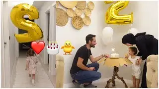 MELİS 2 YAŞINDA🎂🐥💖💝💘🍬 tüm günümü ona ayırdım o ne isterse🐥 minimal doğum günü