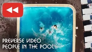 Very strange reverse video with people diving