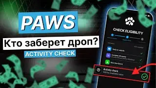 PAWS всё что нужно знать для получения AirDrop | Activity check