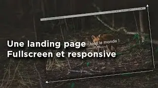 [HTML/CSS] Création d'une image d'accueil Plein écran Responsive!