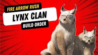Lynx clan Build Order | Fire Arrow Rush | Northgard