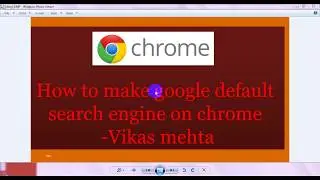 HOW TO MAKE Google AS DEFAULT SEARCH ENGINE CHROME [SIMPLE]