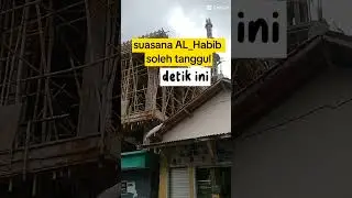 Suasana Mendung tetap semangat#jual jamu di area Makam habib soleh tanggul