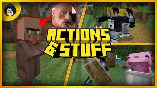 Actions & Stuff Mod: Animasi Terbaru untuk Minecraft PE 1.21+!!
