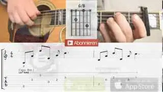 Mr. Probz - Waves I how to play on guitar I beginner lesson I NO BARRE I tutorial I chords