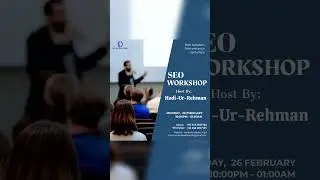 Join us here in SEO workshop on monday at 11:00pm - 01:00am | Syntax Developers #seo