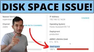 How I Fixed Home Assistant Disk Space & Upgrading HA after 5 months.