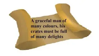 OSRS Clue | A graceful man of many colours, his crates must be full of many delights | Quick
