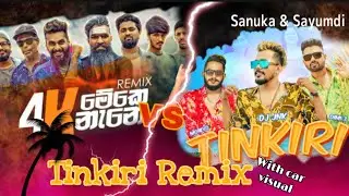 Tinkiri @SanukaSayumdi  DJ JNK x @Moniyo x @Dimi3 /Tinkiri remix with 4K meke nahne & car visual