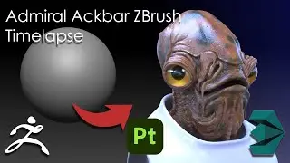 Admiral Ackbar Zbrush Speed sculpt