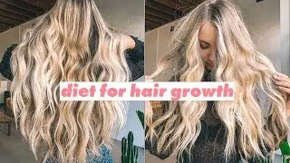 What to eat to help grow your hair 💇Food and diet for long healthy hair