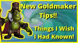 Goldmaking Tips | Things I Wish I Had Known!! | Shadowlands Gold Guide| How to Make Millions!