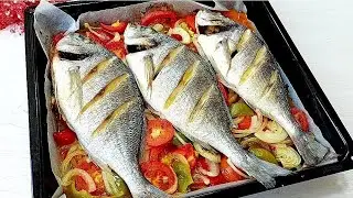 THE MOST DELICIOUS FISH COOKING METHOD! THIS IS HOW YOU SHOULD COOK FISH! FISH IN THE OVEN! fish