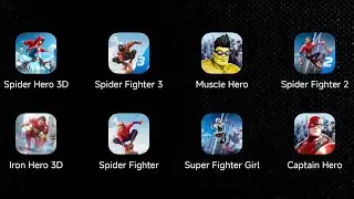 Spider Hero 3D, Spider Fighter 3, Muscle Hero, Spider Fighter 2, Iron Hero 3D, Spider Fighter...