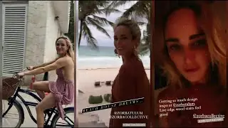 Caity lotz at zorba tulum beach homes in Mexico 