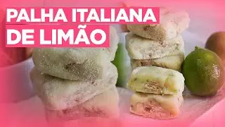 RECEITA palha italiana de limão PASSO A PASSO