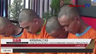 ENAM PELAKU SPESIAL CURAS DI MINIMARKET BERHASIL DIBEKUK POLISI