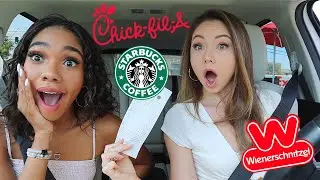 PAYING FOR THE PERSONS FOOD BEHIND US! DRIVE THRU