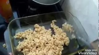 DIY RICE KRISPIE TREATS WITHOUT MARSHMALLOWS!!!