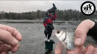 Первый лед!  Как не намочить сапожки? Супер рыбалка!