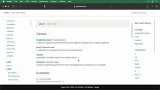 Your First Flutter App: Polishing the App - Understand Dart Core Libraries