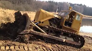 Мощные бульдозеры Т-100! Powerful T-100 bulldozers