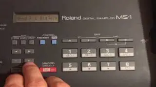 Looping dum breaks on the Roland ms 1