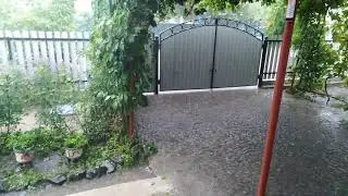 22 июля. В Седово дождь с градом. Во дворе море)