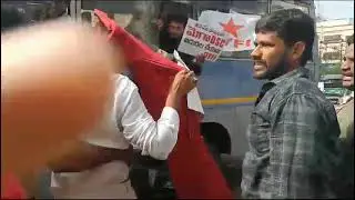 విజయవాడ విద్యాశాఖ కార్యాలయం వద్ద DSC నిరుద్యోగుల విప్లవ జ్వాల