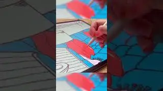 Mini Draw With Me ✏️ #gardenstudio #artistvideo #drawwithme