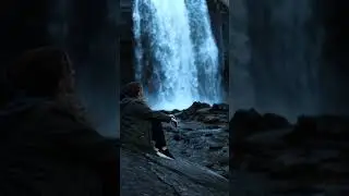 POV: starting the new year by staring at a waterfall #cinematicphotography #aesthetic  #waterfall