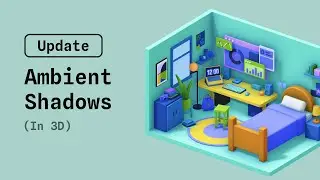 Update: Ambient Shadows (Ambient Occlusion) in 3D scenes with Spline
