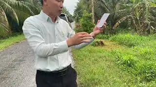 2tỷ2 cho 2255m2 đất 40 x 57 trước nhựa sau kênh cách vòng xoay tượng Đài Trà Vinh 6,3km☎️0984477448