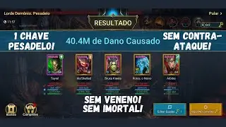 RAID: Shadow Legends | Chefe do Clã | 1 Chave Pesadelo sem Veneno, sem Contra-ataque e sem Imortal!