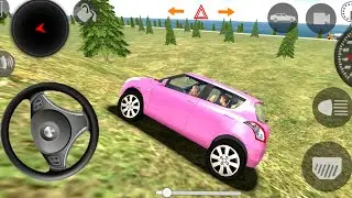 Gadi Wala || 👑 Indian Cars 👑  Driving Kar Wala Games 🚗 Red Car #gameplay Android 2024
