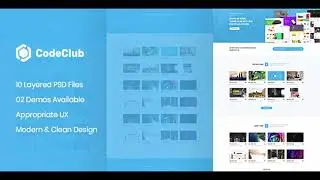 CodeClub - Digital Product Showcase PSD Template | Themeforest Website Templates and Themes